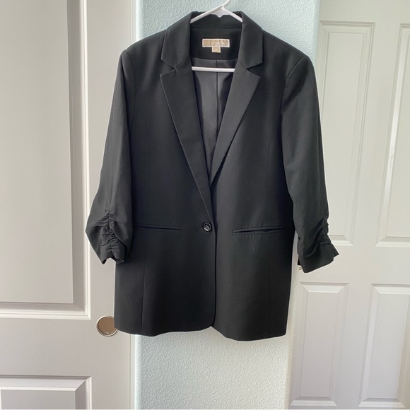 MICHAEL MICHAEL KORS Women's Knit One-Button Blazer - Picture 1 of 9